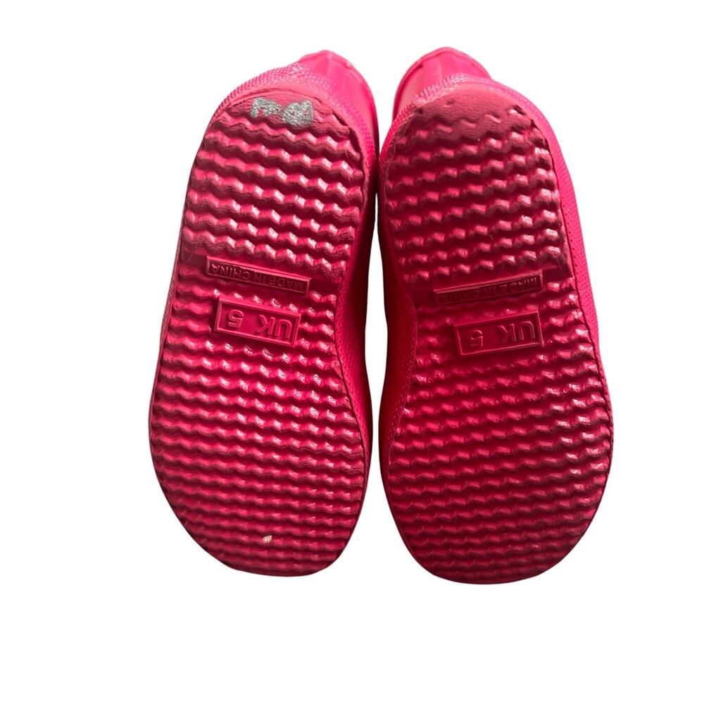 Hunter Girls Pink Toddler Rainboots 7G/6B - Picture 7 of 9